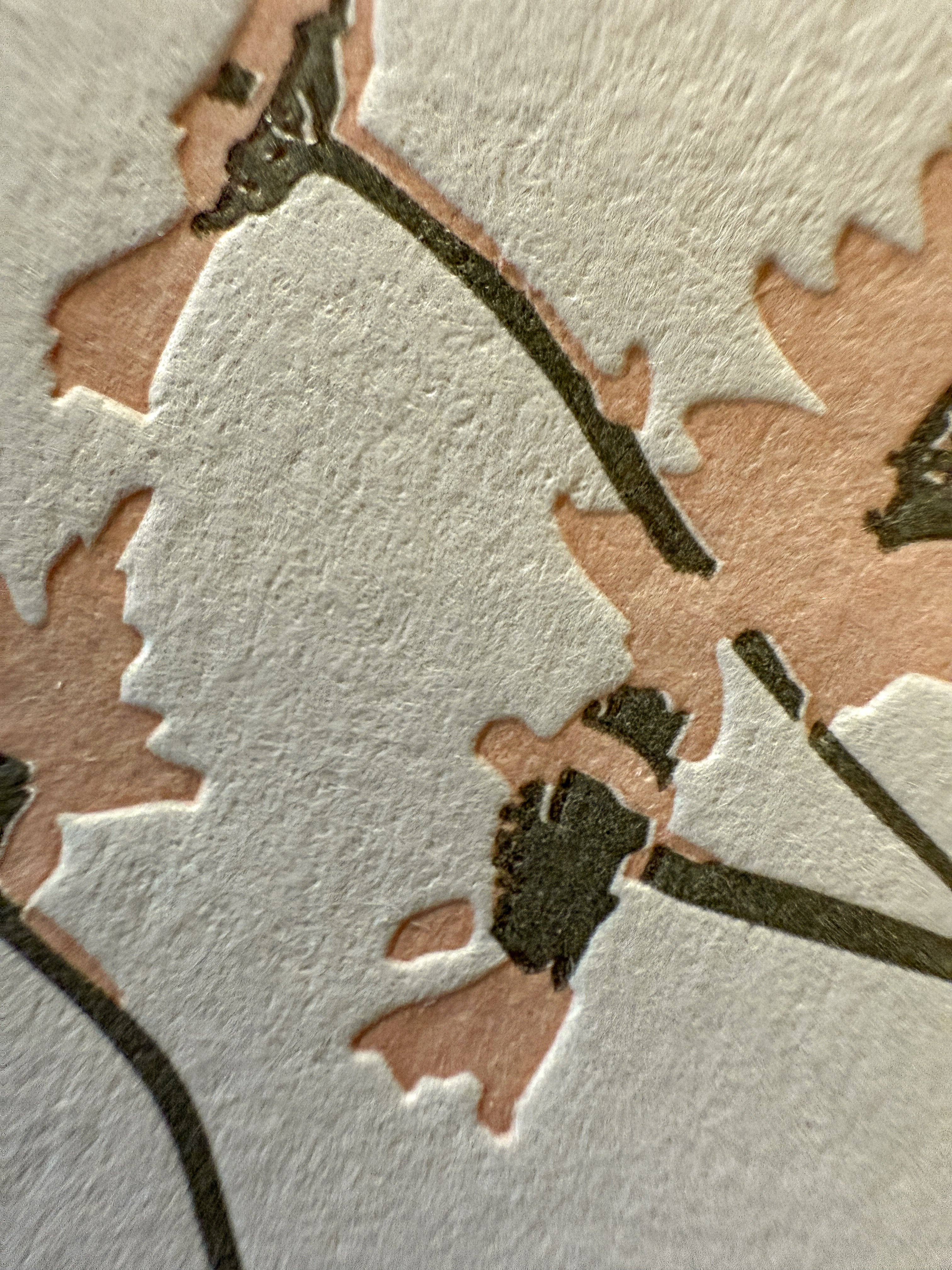 Opeful Press - Wholesale Art Print - Flower Resist - Letterpressed Art Print2