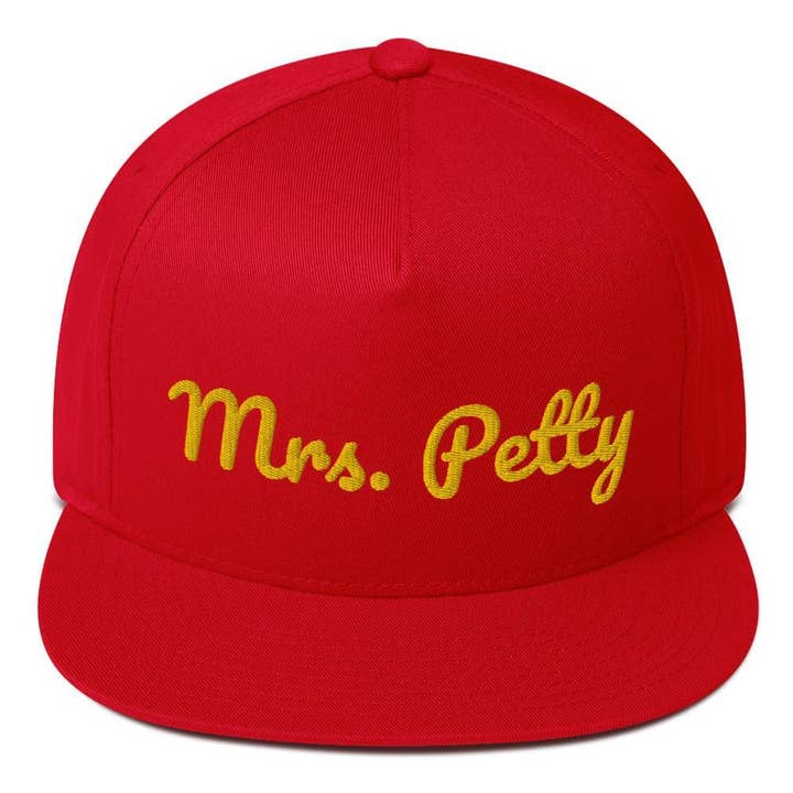 Mrs. Petty Flat Bill Cap for wholesale by STFU