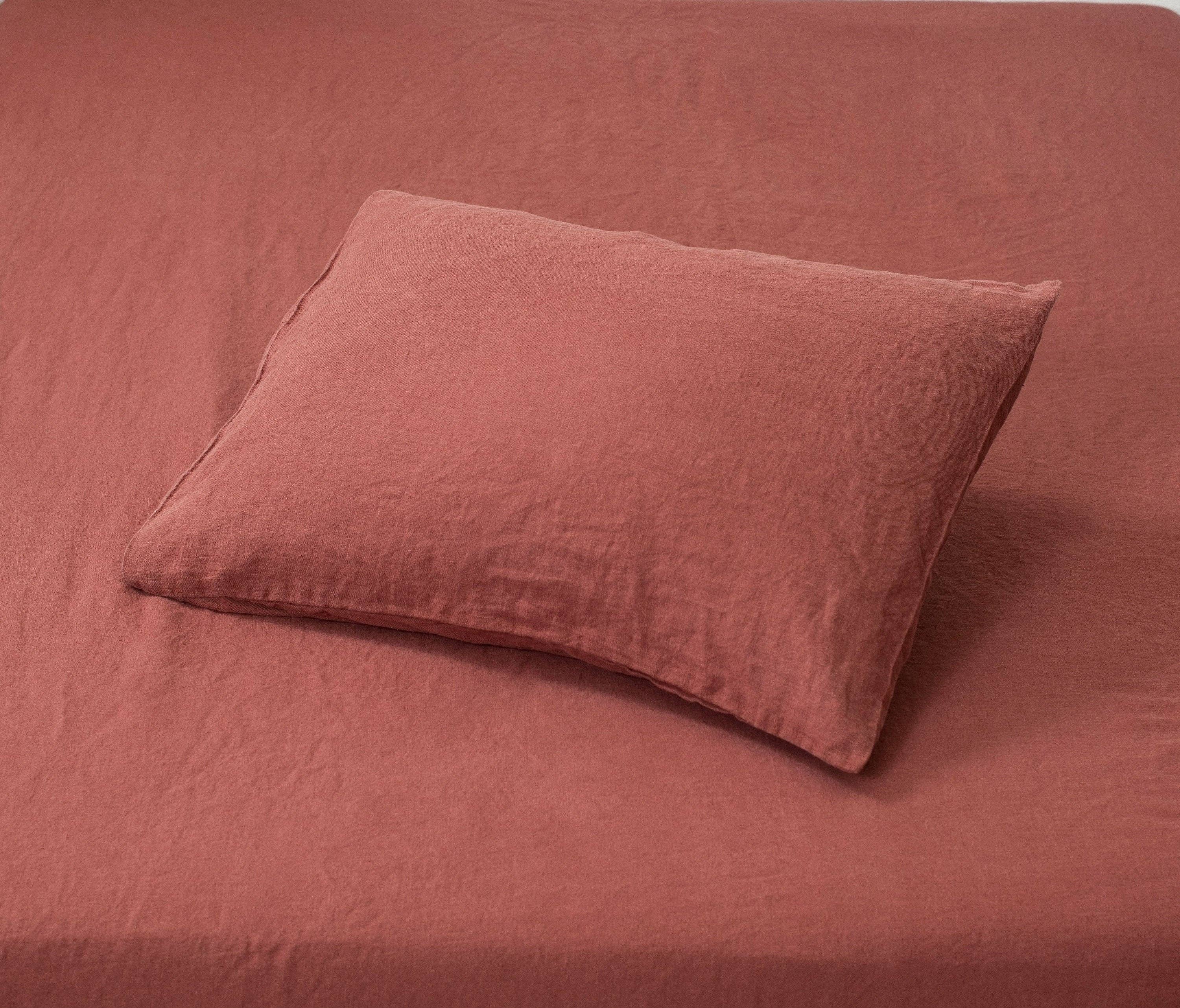 LinenQ – wholesale Bedding pillowcase/sham – Linen pillow case Standard size (1pc) 20x26 Inches6