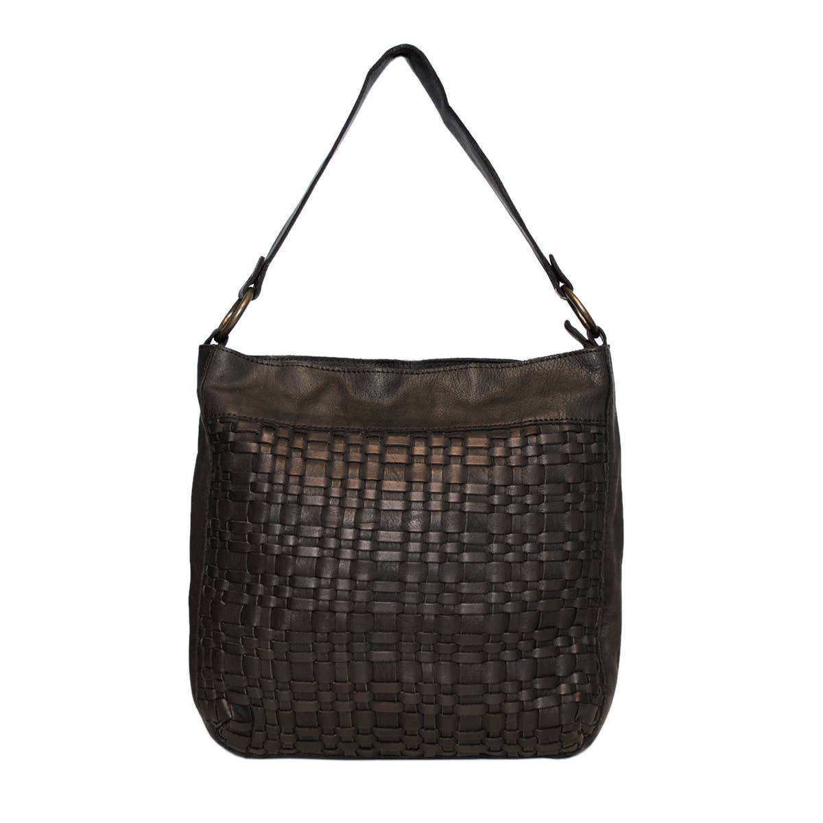 Arrigo - Wholesale Shoulder Bag - Women's - Arrigo Leather Shoulder Bag Made Of Supple Braided Leather1