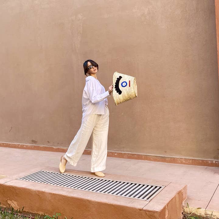 Vacation Bag - designer bag -beach bag-Gift for her for wholesale by woolsouk ( We handle U.S. import procedures for you )