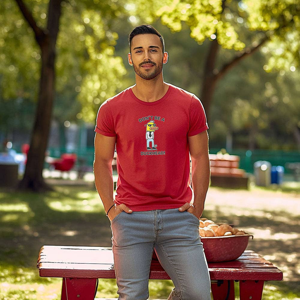 Artopia - Wholesale Screen Printed T-Shirt - Unisex - Todd Goldman Art Don't Be A Duckhead T-Shirt5