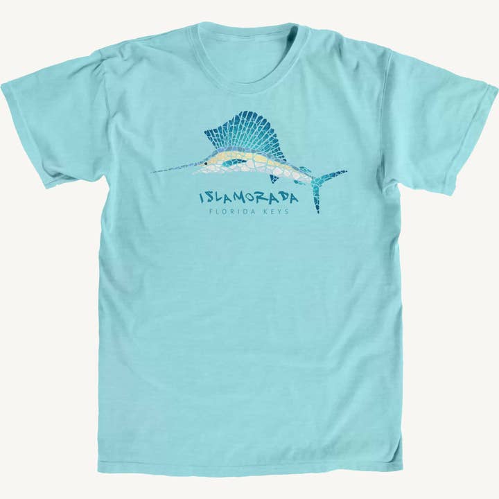 Islamorada Sailfish Premium T-shirt for engroshandel hos Salt Water Colours