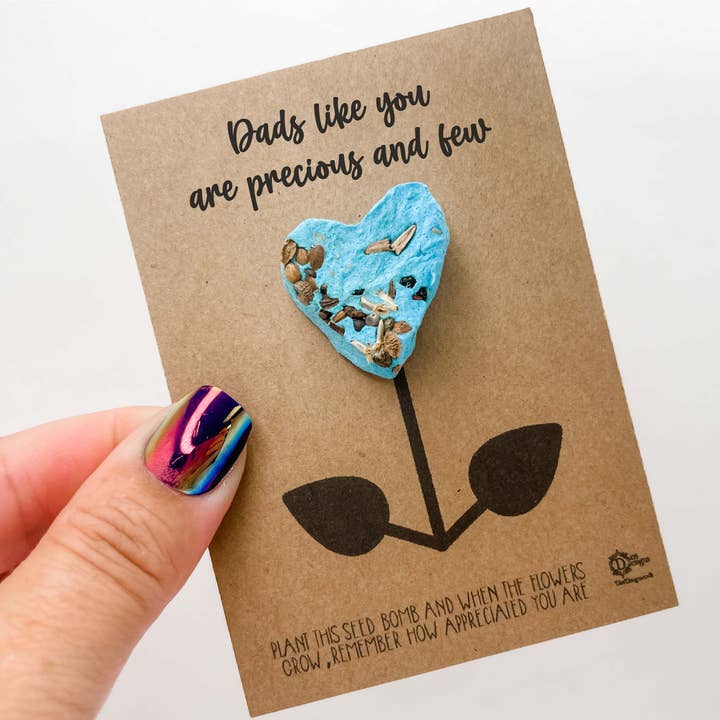 Los papás como tú son preciosos y pocos: Seed bomb. para venta al por mayor de Dios Designs