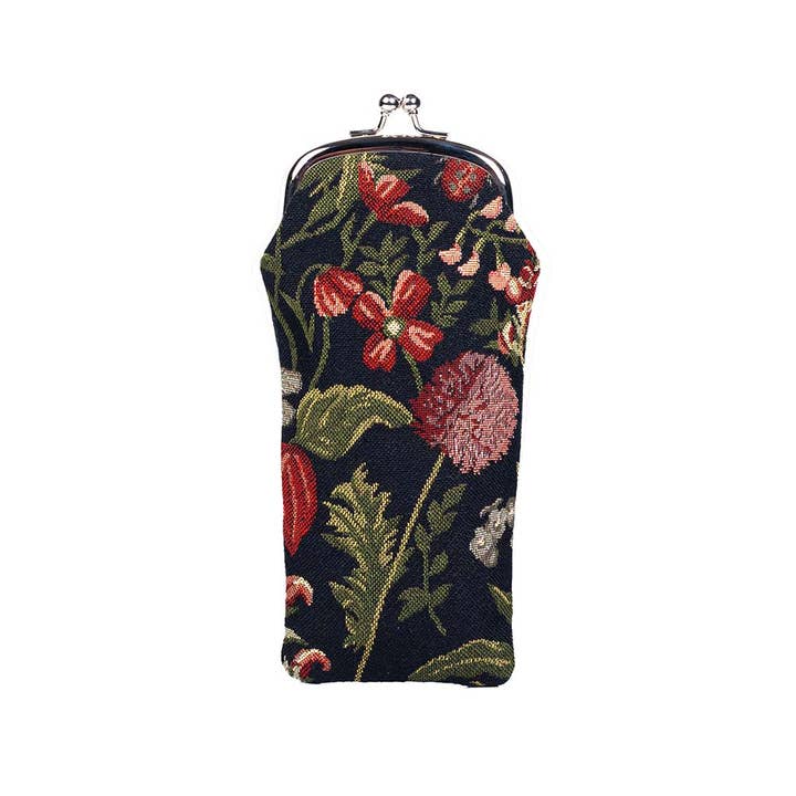 GPCH-MGDBK | MORNING GARDEN BLACK GLASSES SUNGLASSES POUCH CASE for wholesale by SignareArt