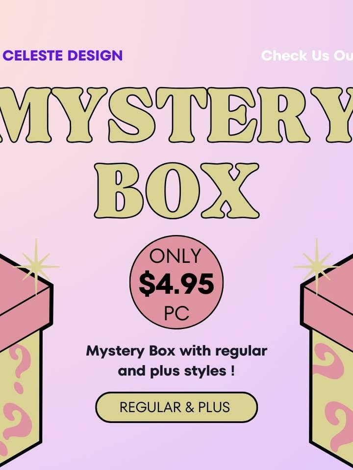 NEW MYSTERY BOX 30pcs for wholesale by Celeste Clothing