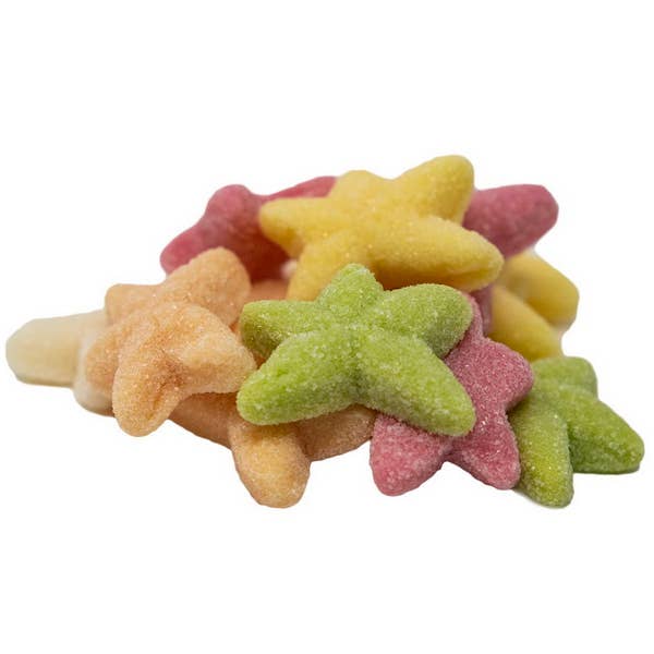 Gustaf's Gummi Tropical Starfish, Gummy Candy, 2.2lb Bag for wholesale by Grandpa Joe's Candy Shop
