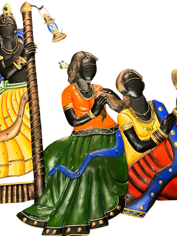 Colgante de pared con un diseño exquisito de hombre espiando a una mujer para venta al por mayor de Lixra