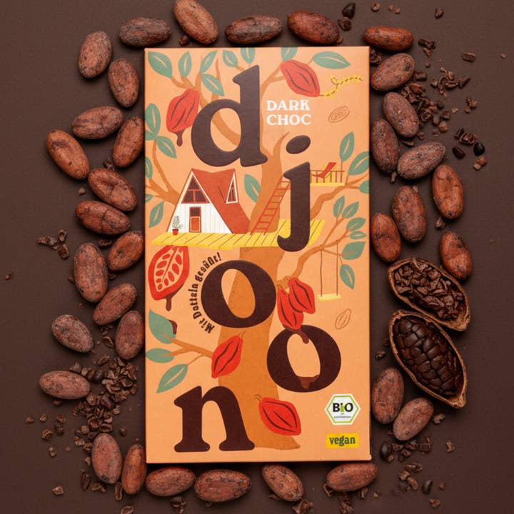 djoon – Engroshandel Chokoladebar – Økologisk mørk chokolade med dadler2