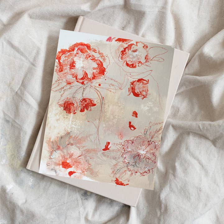 Poppies on Clay | Art Print for wholesale by Lindsay Letters