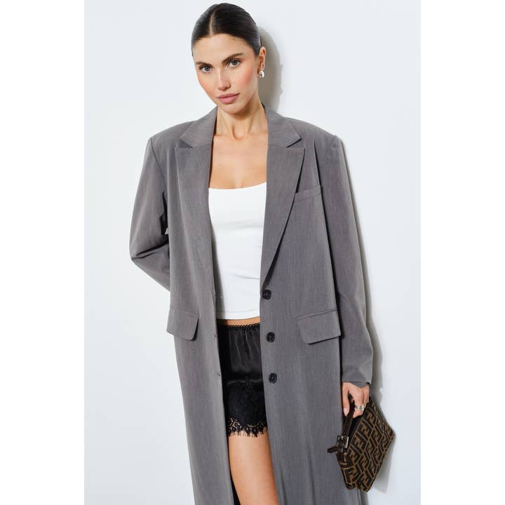Manteau Blazer Surdimensionné Bianca pour la vente par Loucia