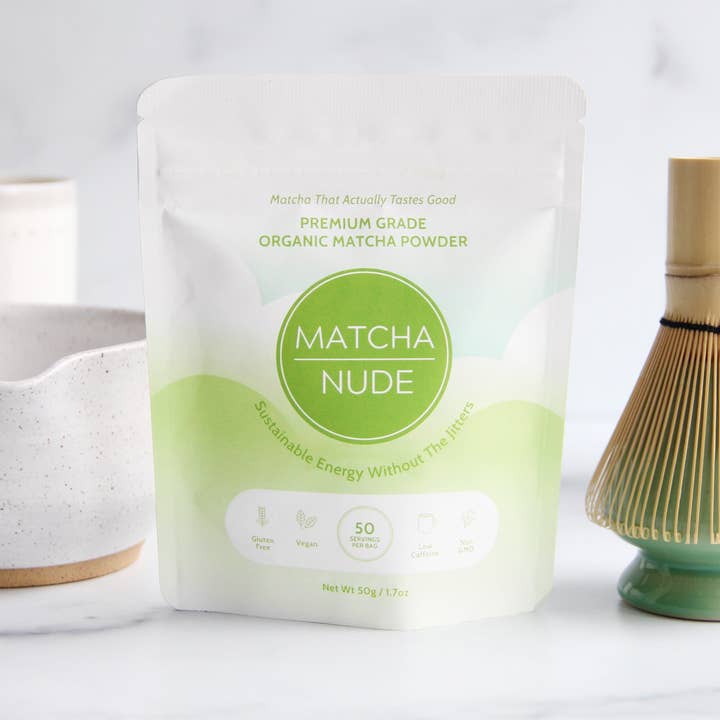 Premium Organic Matcha – 50 g (Min 6 Units) for wholesale by Matcha Nude