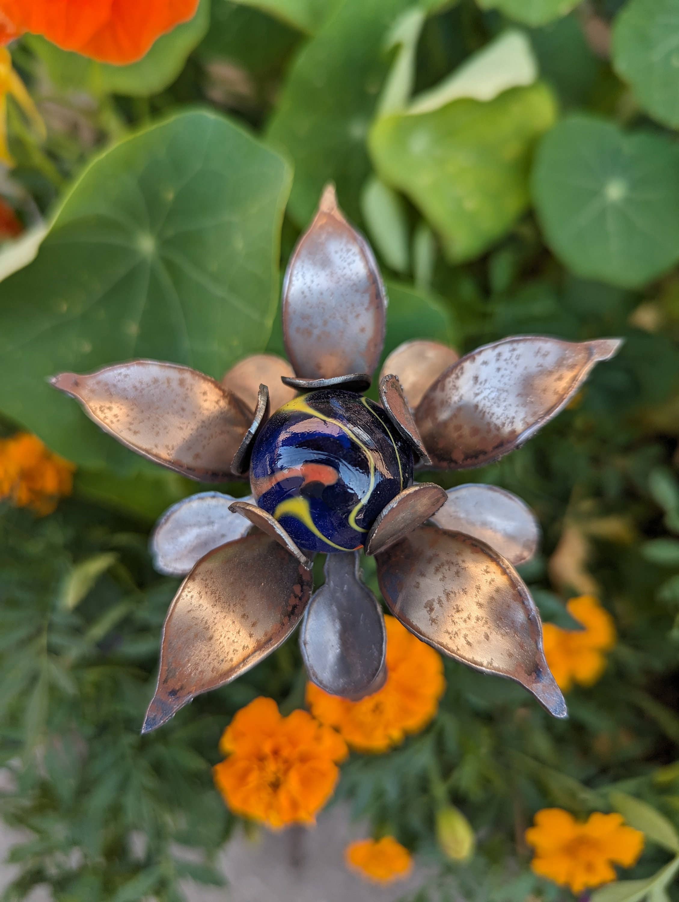 Designs by Dieter, LLC - Wholesale Garden/Lawn Stake - Handmade Metal Flower Garden Stake2