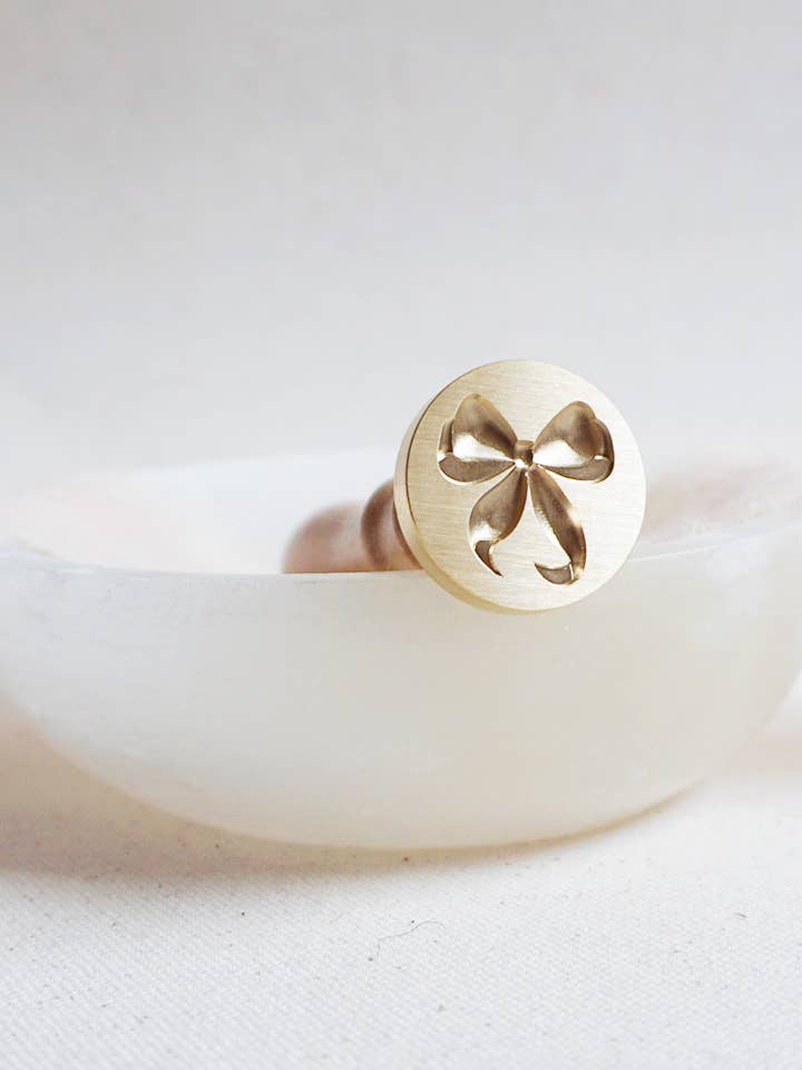 Bow (3D) wax stamp for wholesale by Made of Honour Co.