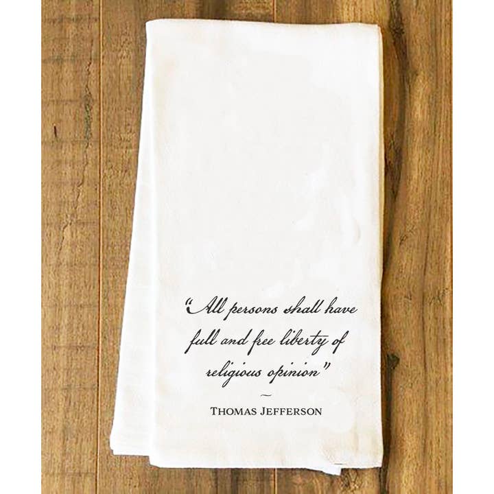 "All Persons Shall Have" Tea Towel for wholesale by Nelson Gifts Wholesale