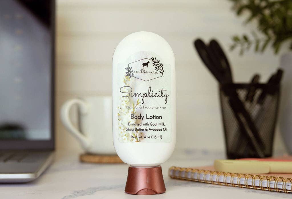 Amillia Acres - Wholesale Body Cream/Lotion - Simplicity  |  Goat Milk Lotion2