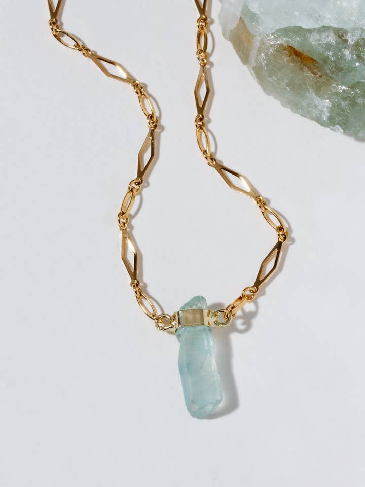 Pendentif Boho Balance - Quartz pour la vente par Luna Norte