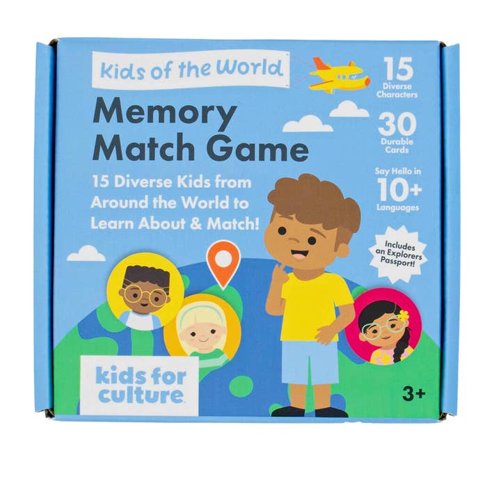 Kids of the World: Memory Match Game for wholesale by Kids For Culture