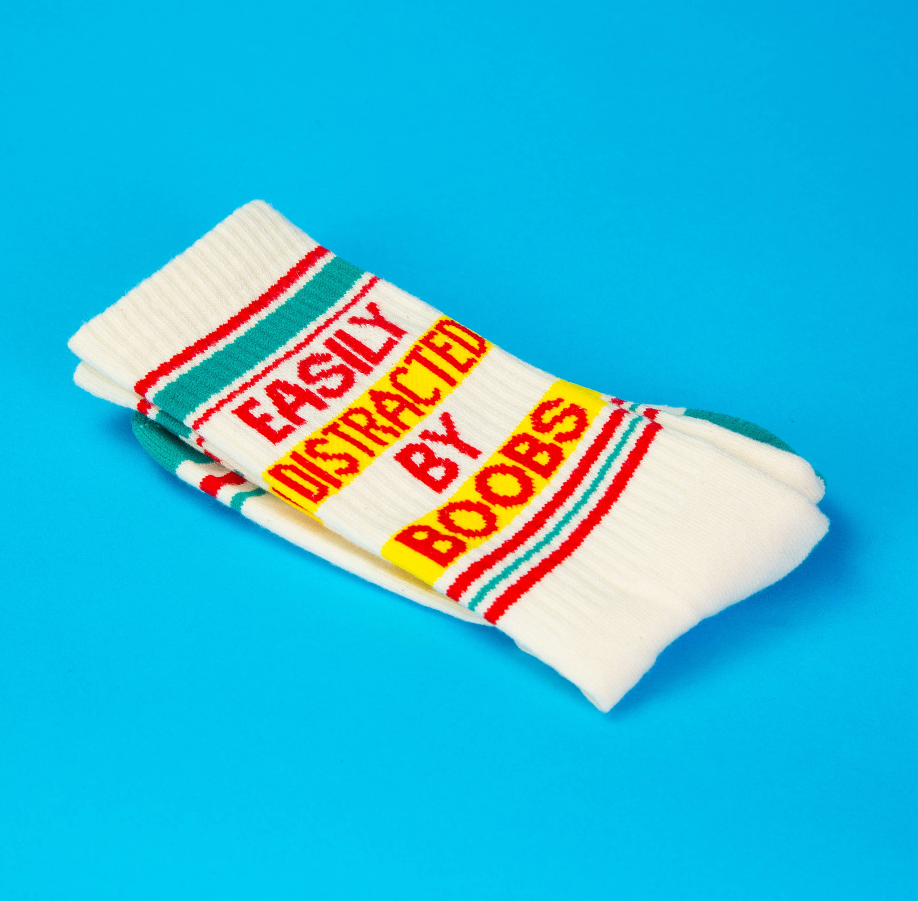 Gumball Poodle – Meias - Unissexo por atacado – Meias de Ginásio "Facilmente Distraído por Seios"5