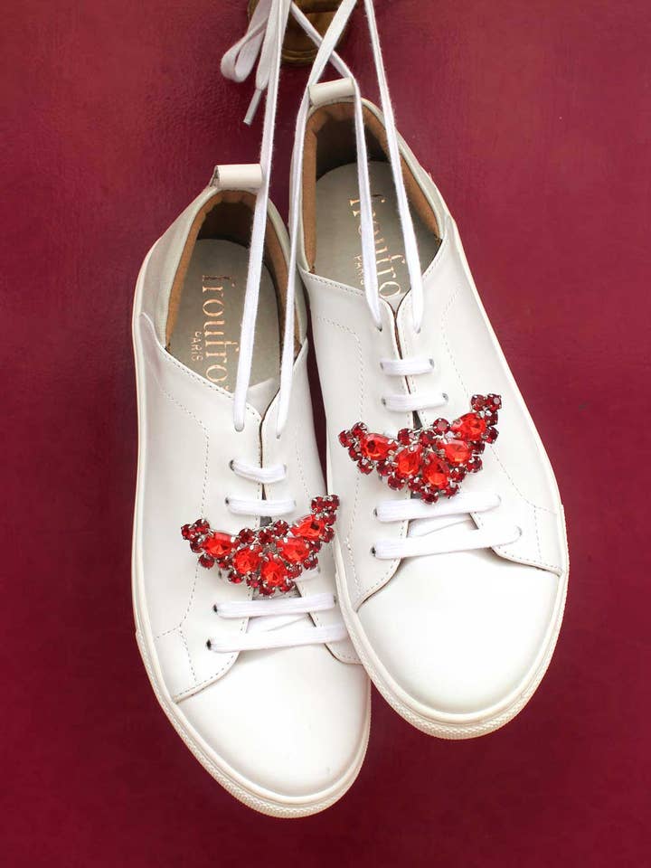 Red Alma clips for wholesale by Froufrouz