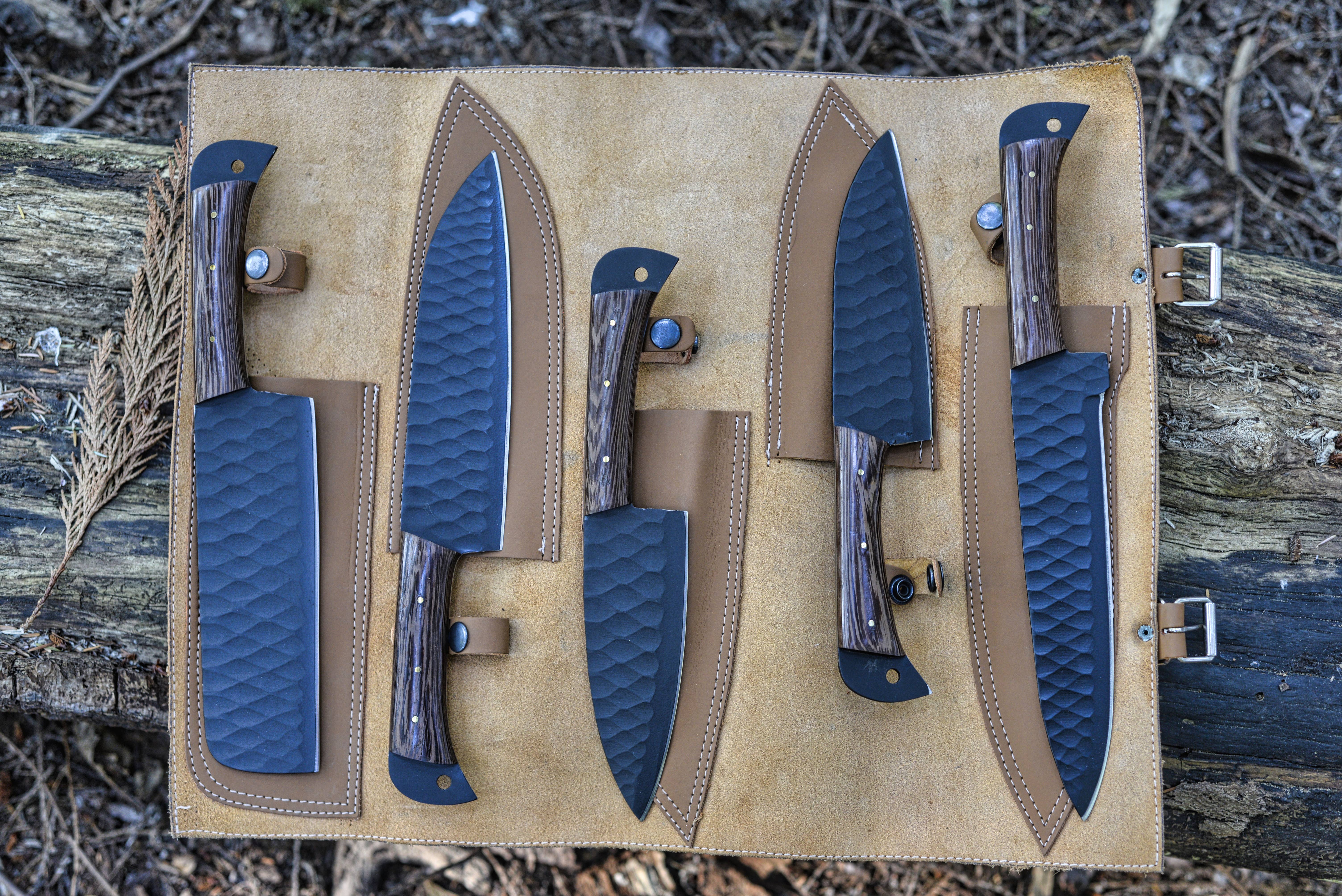 OnlyViking – wholesale Knife set – Carbon Forged Damascus Knife4