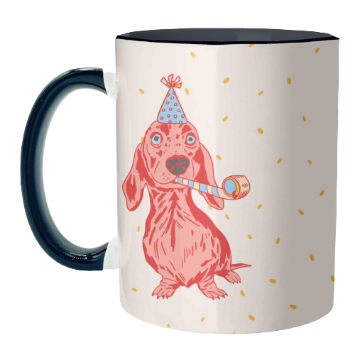 ART WOW – wholesale Kaffekoppar – Muggar 'Dachshund Party Dog - Go Shawty! '7