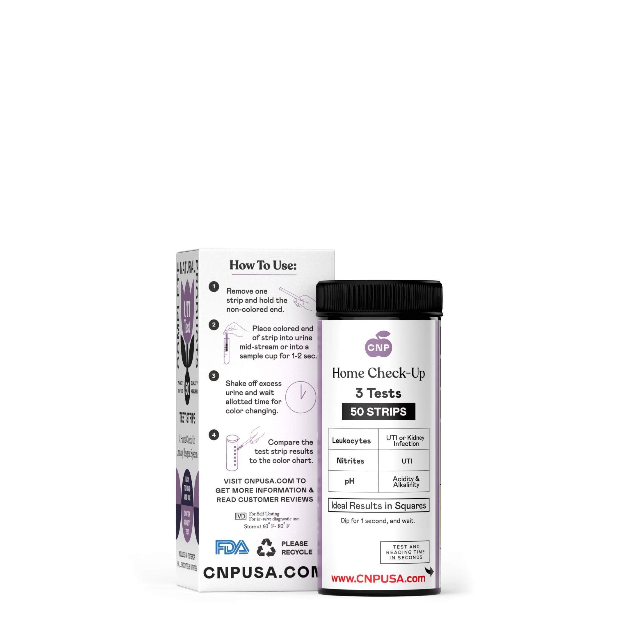 Complete Natural Products – wholesale First aid kit – UTI Test Strips - 50 Count1