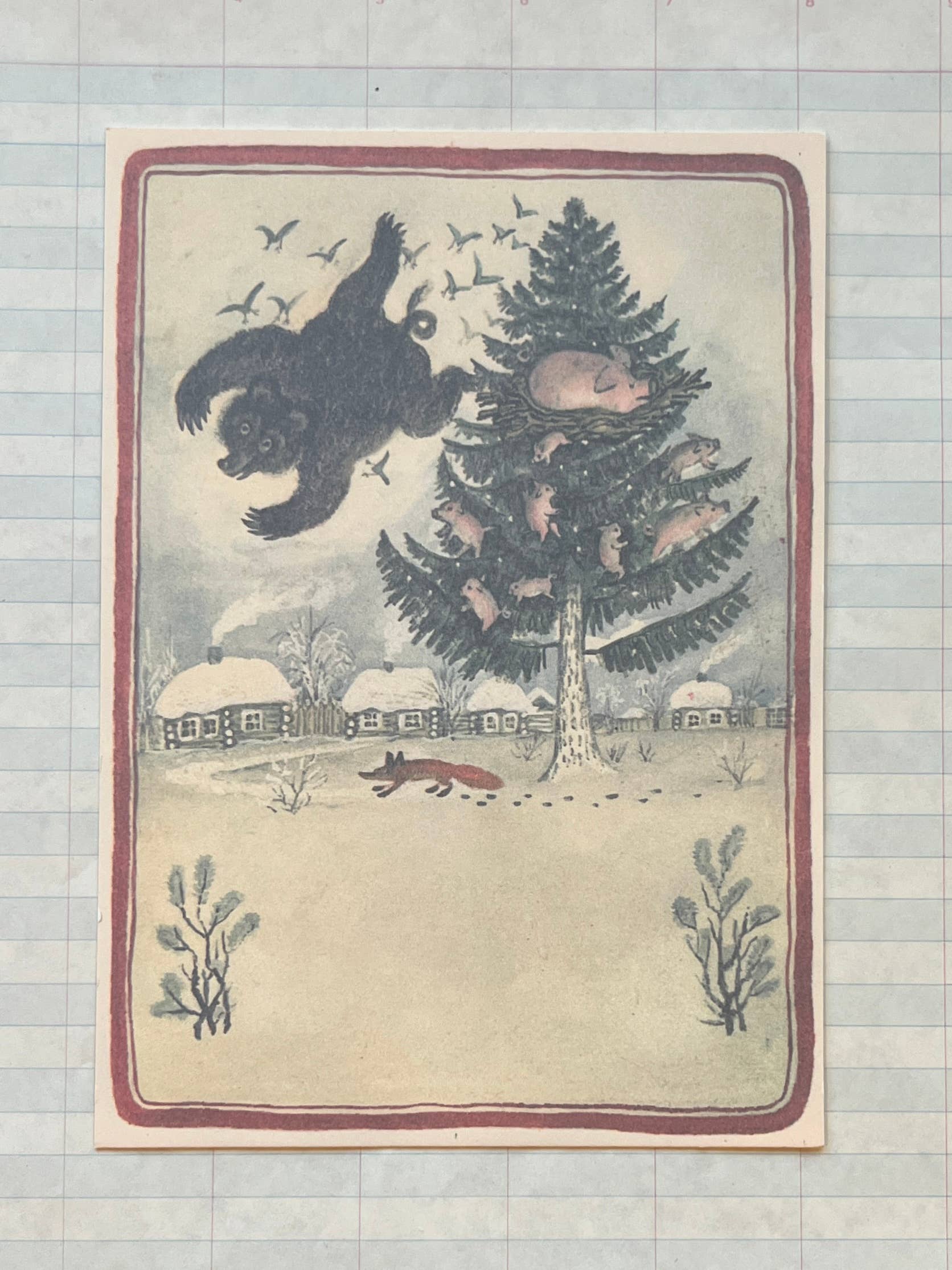 Parcel - Wholesale Stationery/Notecard Set - Over the River and Through the Woods Stationery Set6