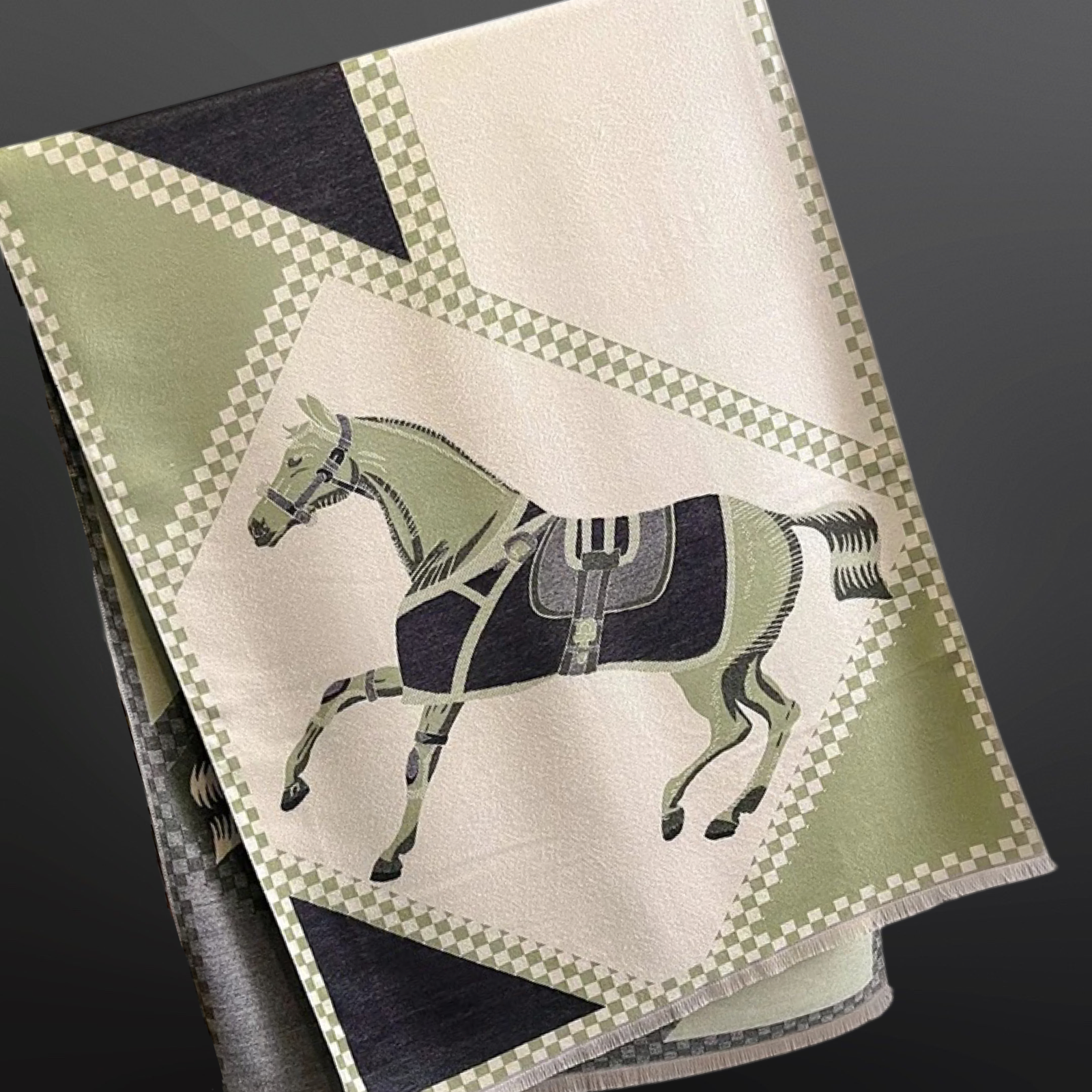 Westrian International - Wholesale Scarf - Women's - Equestrian Saddle Blanket Horse Winter Scarf3