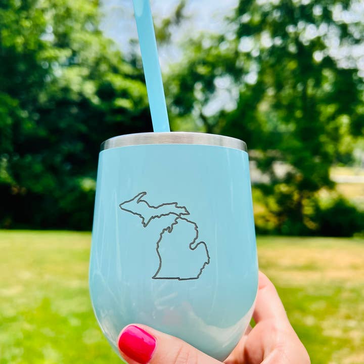 Salty Spouse Glassware - Wholesale Insulated Mug/Tumbler - Custom State Engraved Wine Tumbler1