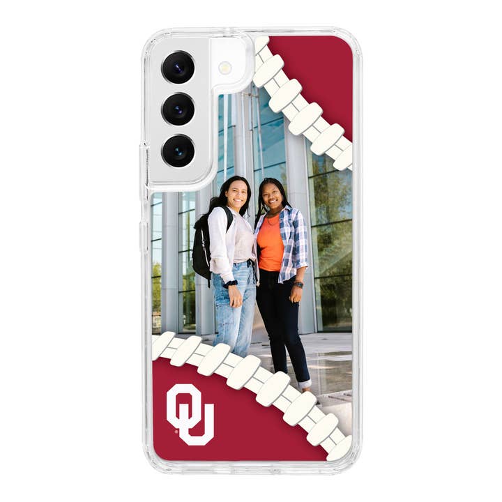 Funda de teléfono personalizada con foto HD de Oklahoma Sooners compatible con la serie Samsung Galaxy S22 para venta al por mayor de Affinity Bands