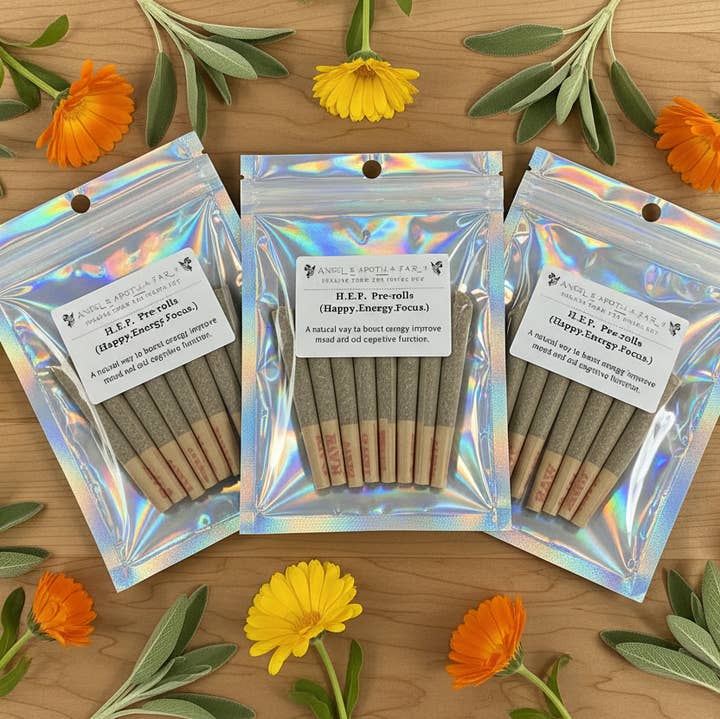 Angels Apoth-a-fairy - Wholesale Meditation Supplies - H.E.F. – Happy. Energy. Focus. Pre-rolled pack0