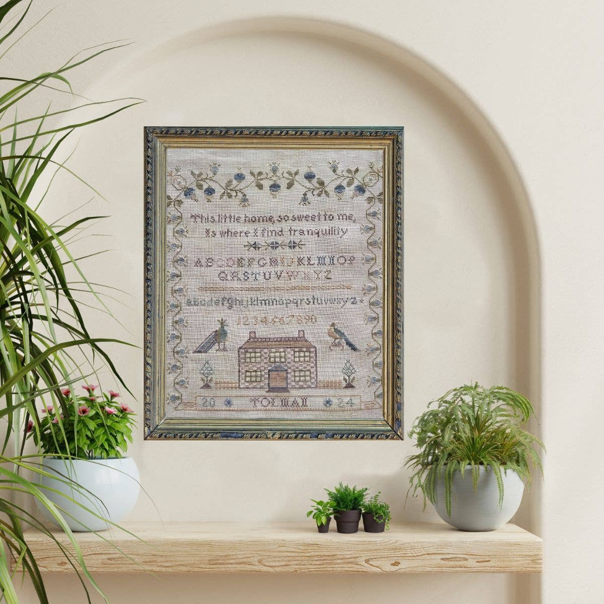 The Wishing Thorn - Wholesale Embroidery/Cross Stitch Supplies - This Little Home Sampler1