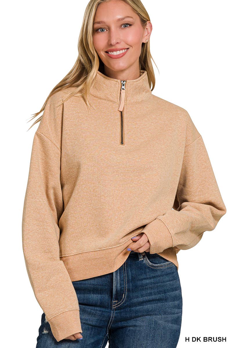 42POPS - Venta al por mayor Sudadera - Mujer - .Sudadera con media cremallera Scuba0