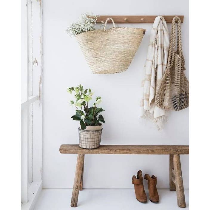 NACH - Wholesale Bench - Antique Skinny Wooden Bench, Size 45-55 in1