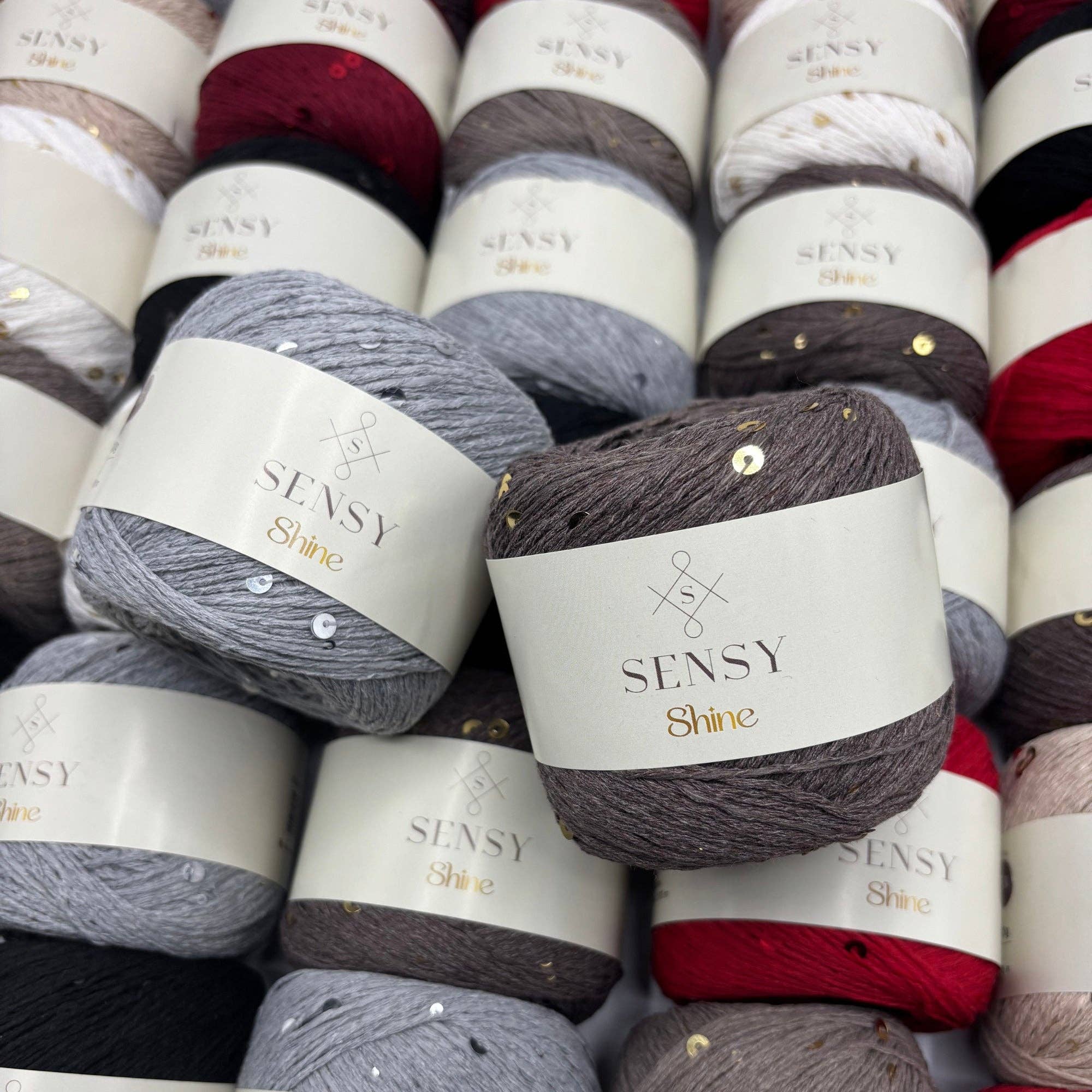 Sensy - Wholesale Yarn - Sensy Shine Yarn, 3.5 oz, 340 yards, Gauge 2 Fine4
