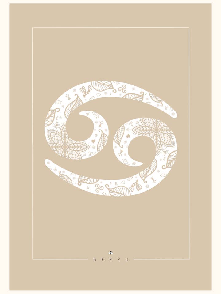 ASTRO-Plakat - Krebs für den Großhandel von BEEZH