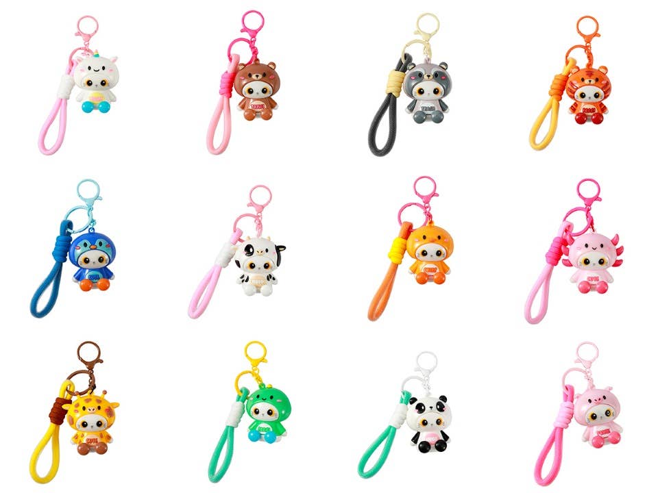 I-Total, I-Drink - Wholesale Keychain - Unisex - Assorted Hoodie Keychains0