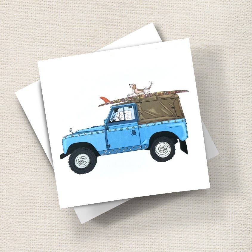 English Graphics - Wholesale Everyday Greeting Card - Land Rover (Beach)0