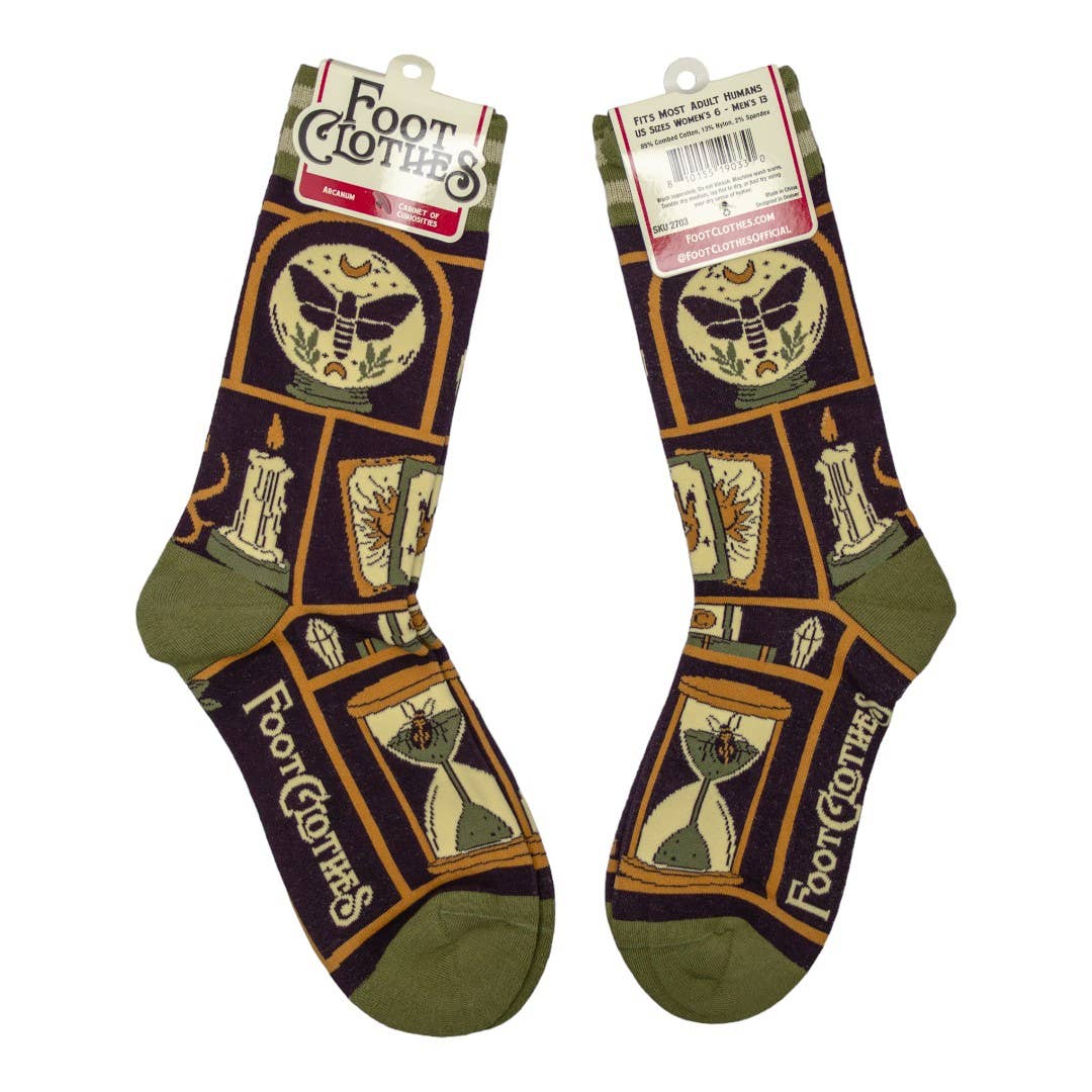 FootClothes LLC - Wholesale Socks - Unisex - Cabinet of Curiosities Crew Socks6