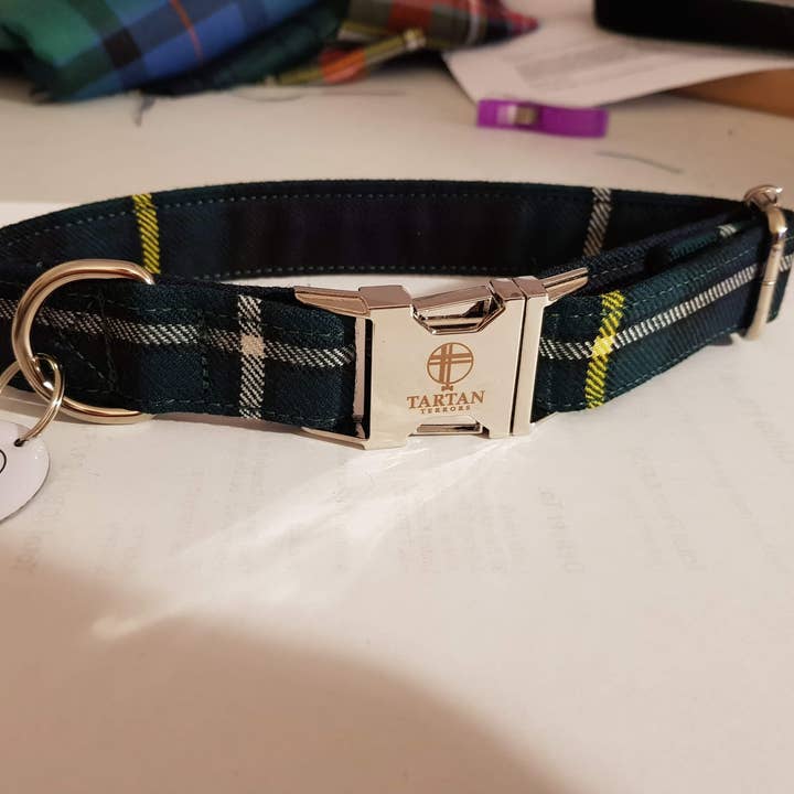Tartan Dog Collar (Medium) - McKenzieTartan for wholesale by Tartan Terrors