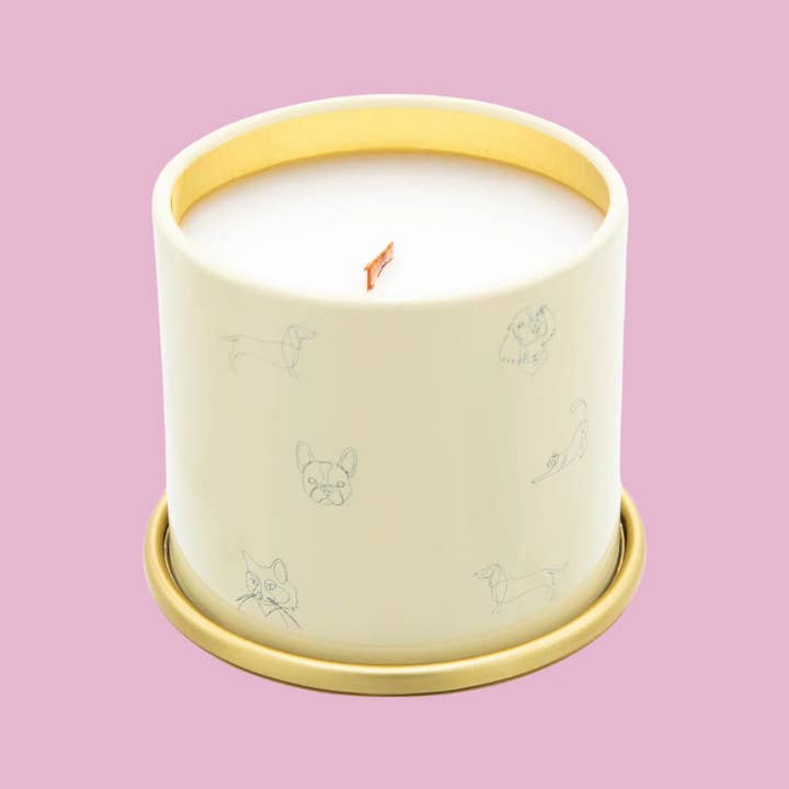 Companion Candles - Wholesale Travel Candles - Sandalwood & Amber Coconut-Soy Scented Candle (Pet-Safe)