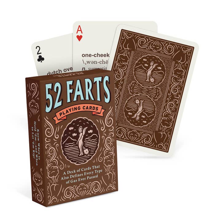 52 Farts Playing Cards Deck for wholesale by Hachette Book Group