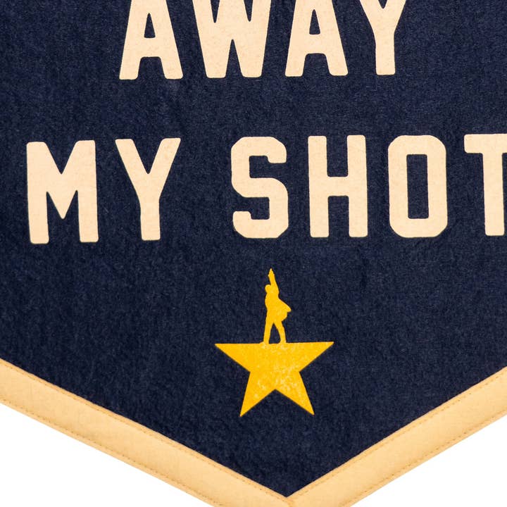 Oxford Pennant - Wholesale Flag - I'm Not Throwing Away My Shot Camp Flag • Hamilton x Oxford Pennant3