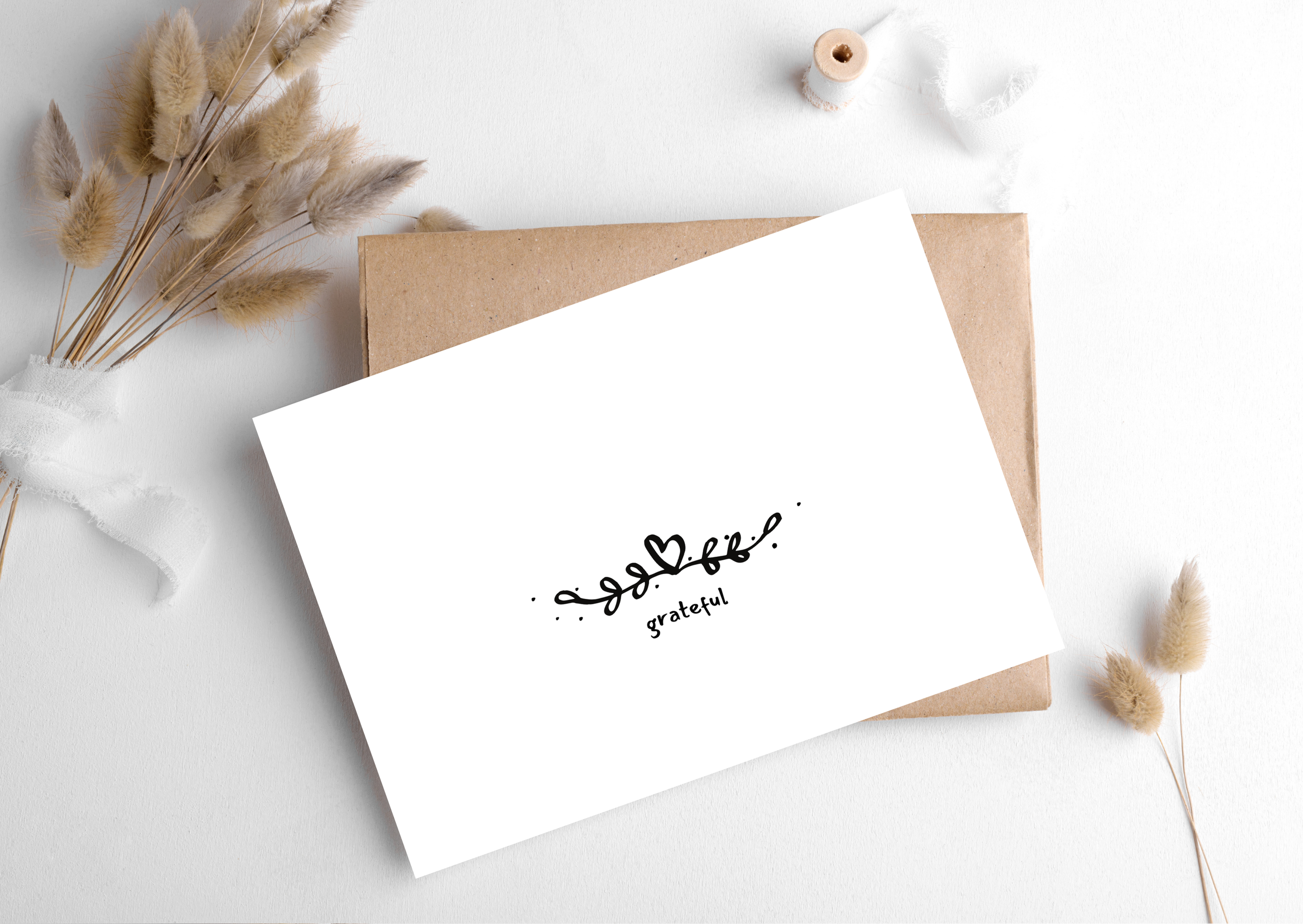 My Hygge Shop – wholesale Thank you card – GRATEFUL CARD1