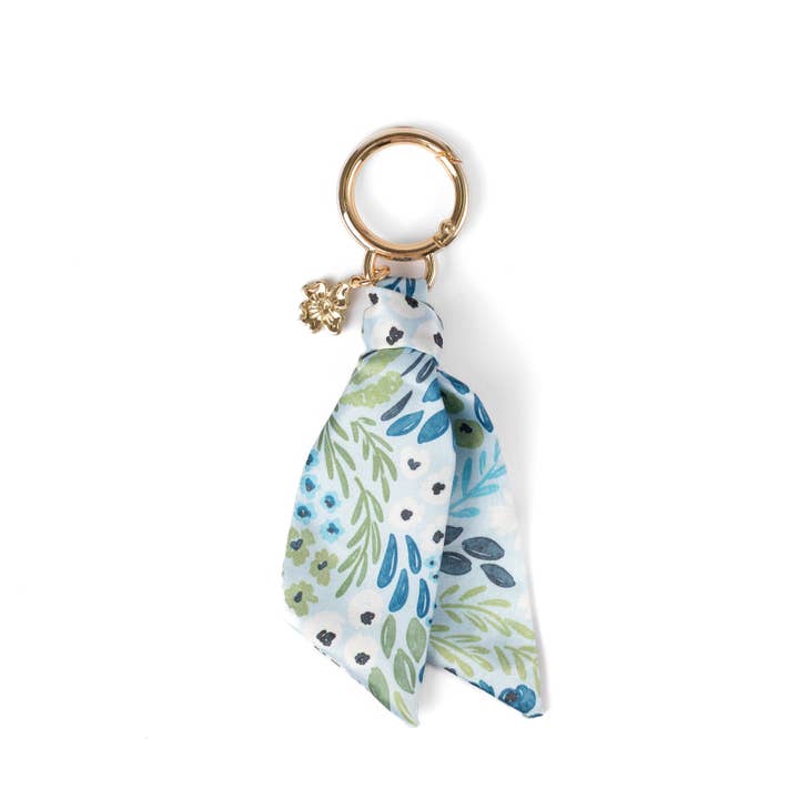 Elyse Breanne Design - Wholesale Scrunchie - Women's - Floral Satin Keychain6