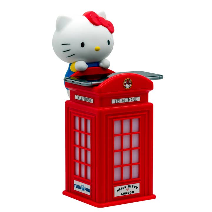 American Hobbies & Merchandising - Wholesale Portable Charger - Hello Kitty Wireless Charger London Phone Booth
