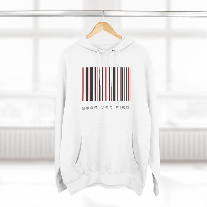 Ohhh So Swag - Wholesale Hoodie - Unisex - Swag Verified. Barcode Unisex Premium Pullover Hoodie | CA24