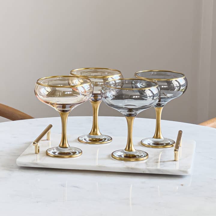 Alegria Glass – Großhandel Cocktail-/Schnapsglas – Frühlings-Vintage-Margarita-Gläser