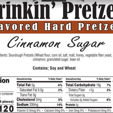 Sweet G's Bakery - Drinkin’ Pretzels™ - Wholesale Pretzels - Assortment #P-3 Flavored Hard Pretzels (30 - 12oz Bags)